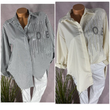 NEU Vokuhila long BLUSE Hemd