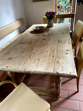 Esstisch groß 209L x 106B x 75H, alter österreichischer Wirtshaustisch