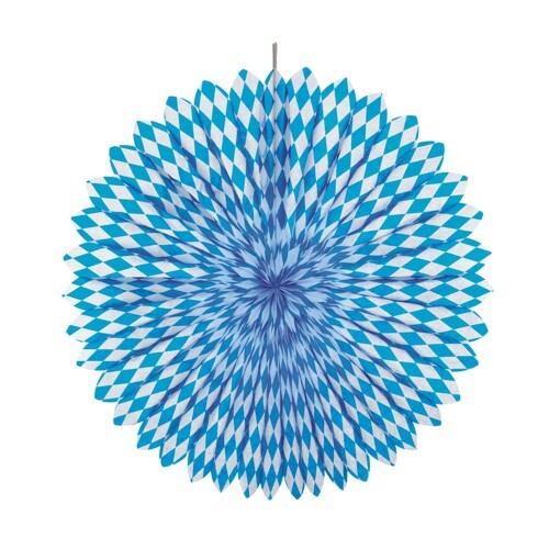 Dekofächer bayrisch blau - bayrisch,