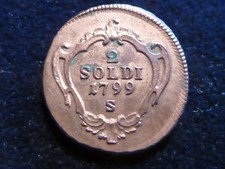 2 Soldi 1799 S, Görz, Franz II:., vz+ !!