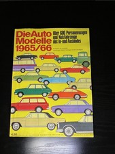 Die Auto Modelle Autokatalog 1965/66 Ausgabe Nr. 9 Original guter Zustand