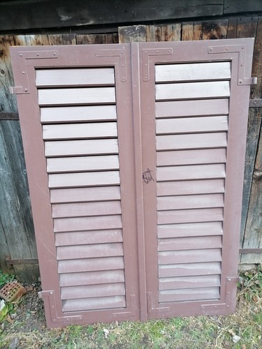 Paar fensterladen holz - paar,