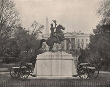 President Andrew Jackson Statue (Mills), Lafayette Square, Washington DC 1895