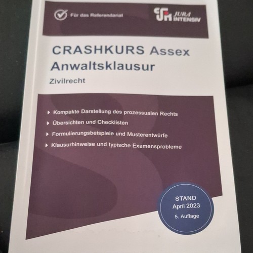 Jura intensiv crashkurs assex - jura,