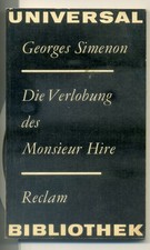 Georges Simenon: Die verlobung des Monsieur Hire. - Reclam Bd. 823