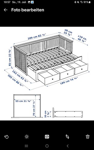 Hemnes ikea tagesbett - hemnes*ikea*tagesbett*wie, neu*