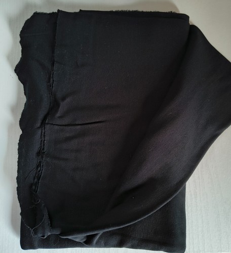 Jersey stoff schwarz - schwarz, b