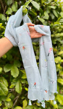 Damenschal mit Papageien Amazone, Kakadu etc. NEU und OVP 180x60cm