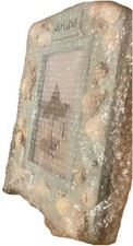 Aruba Fotorahmen mit Muscheln Auf Dem Rand - NEU Unbenutzt