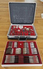 WMF Besteck 105 tlg, Englische Rose - 90 Silber für 14 Personen + Zubehör