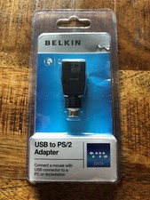 Belkin USB Adapter A Buchse auf PS/2 Stecker für Maus Tastatur PS2 Kupplung