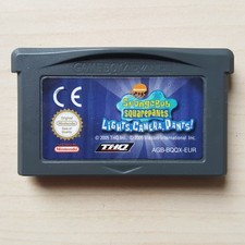 Spongebob Squarepants Lights Camera Pants Nintendo Gameboy Advance Spiel