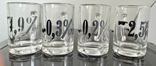 4 x  Schnapsgläser Likörgläser mit Henkel aus den 70-igern