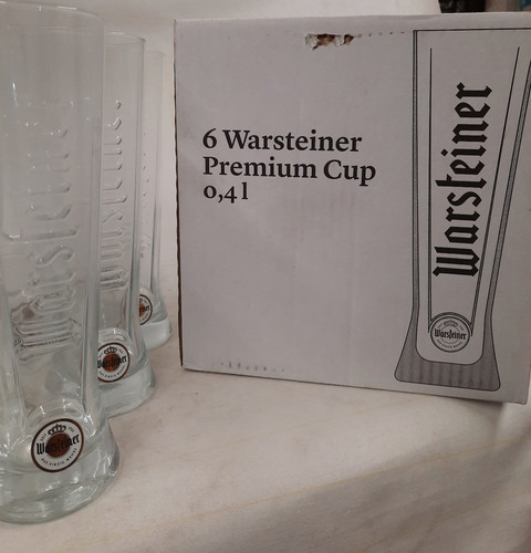 Warsteiner bierglas 4 l - bierglas, 0,4
