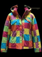 bunte Damen Skijacke Vittorio