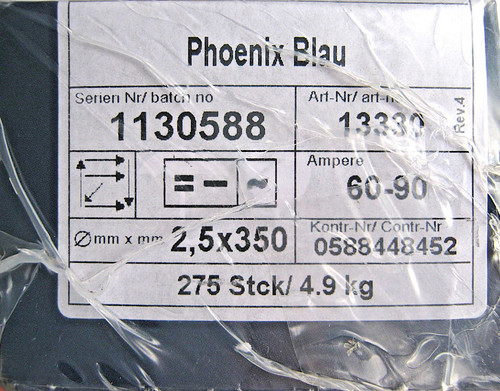 Stabelektroden phoenix blau - stabelektroden,