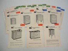 Gebr. Roeder AG Darmstadt Küchenherd Gas Kohle Elekto 20x Prospekt ca. 1953