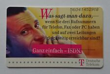 Telefonkarte Telefonwertkarte Sammelkarte 50 DM Telekom ISDN Telefon Fax PC