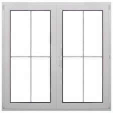 Aluplast Kunststoff Fenster auf Maß mit Sprossen 1200 x 1200 Kunststofffenster 