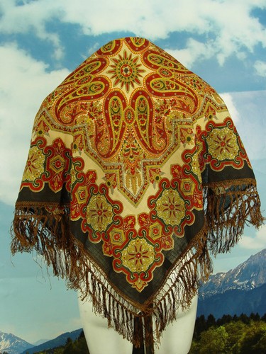 Trachtentuch mit paisleymuster - trachtentuch,