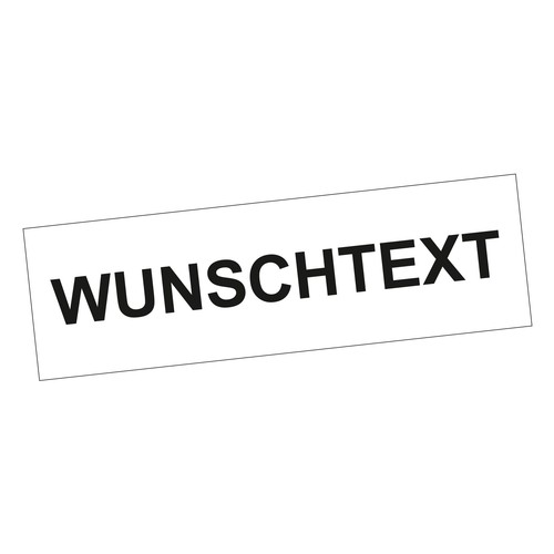 Stück wunschtext aufkleber - 10,