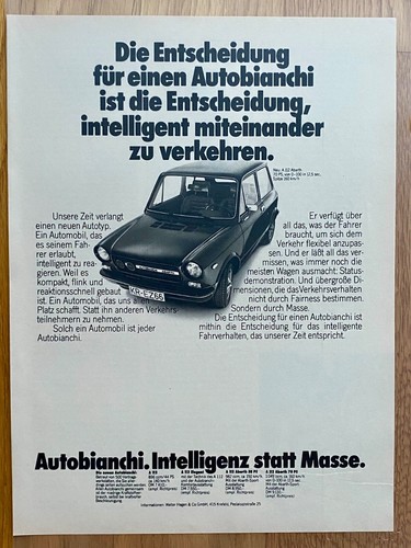 1975 autobianchi a112 abarth - 1975,