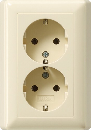 Gira doppel schuko steckdose - gira,