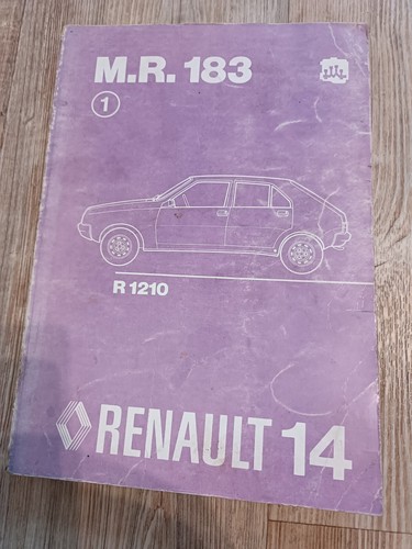 Renault 183 repair - 14, m.r.183