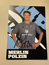 Hamburger SV HSV Autogrammkarte Merlin Polzin Handsigniert