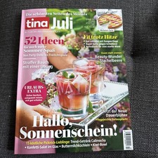 Tina Monthly Juli 2025  Zeitschrift neuwertig