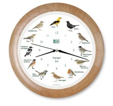 KOOKOO Wanduhr Singvögel Funk