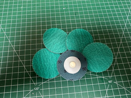 10x roloc schleifscheiben - 10x,