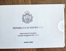 san marino 5€ und 10€ Münze 2002
