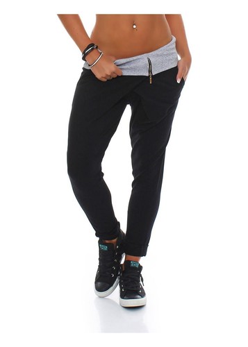 Damen baggy wickel - baggy, wickel-optik