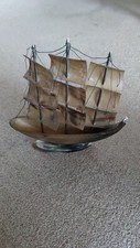 Deko Segelschiff Horn