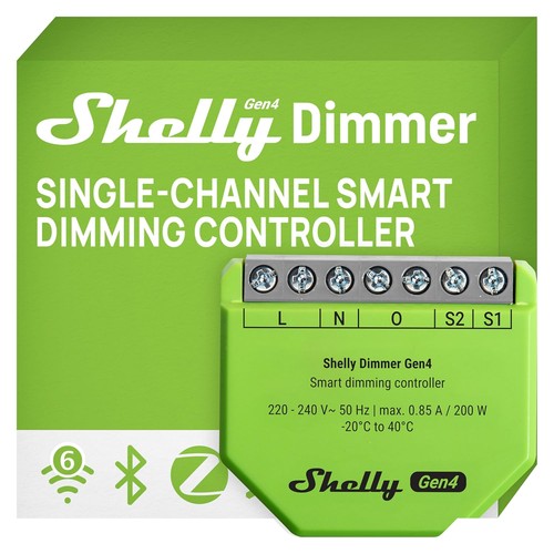 Shelly smart gen4 - dimmer, wlan