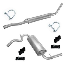 Komplett Auspuff 2-teilig für