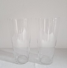 Zwei konische Vasen Glasvasen