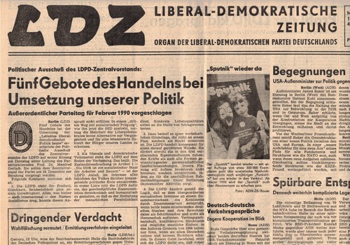 Ddr zeitung ldz halle - zeitung, saale