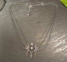 Prachtvolle 835 Silber Kette