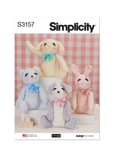 Simplicity 3157 plüsch - 3157,