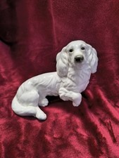 Goebel Porzellanfigur Hund – weiß glasiert  Goebel Germany