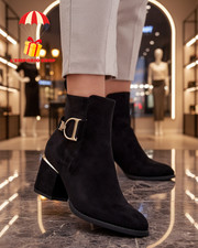 Damen Stiefeletten Kunstleder