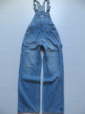 Levi's 665 Latzhose Latz Jeans Hose Gr. XS Original Vintage Denim Overall KULT !