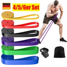 Fitnessbänder Gummiband 6/5/4er-Set Terra Band Pilates Yoga Band Home Training
