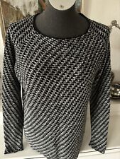Zara Damen Pullover Gr. M Grau Meliert Wolle