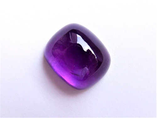 Amethyst cabochon cushion - ,