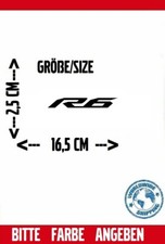 Yamaha R6 25x165mm Aufkleber
