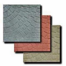 Schalungsform für Beton-Platten 40 x 40 x 5 cm (Nr.275 Kreismuster)