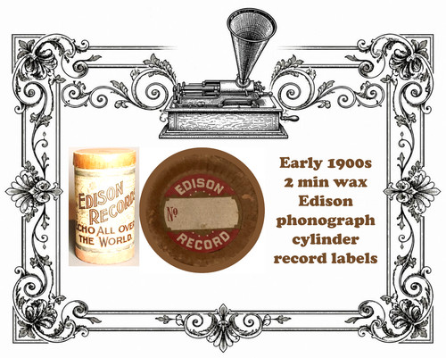 Frühe edison wachs phonograph - wachs,